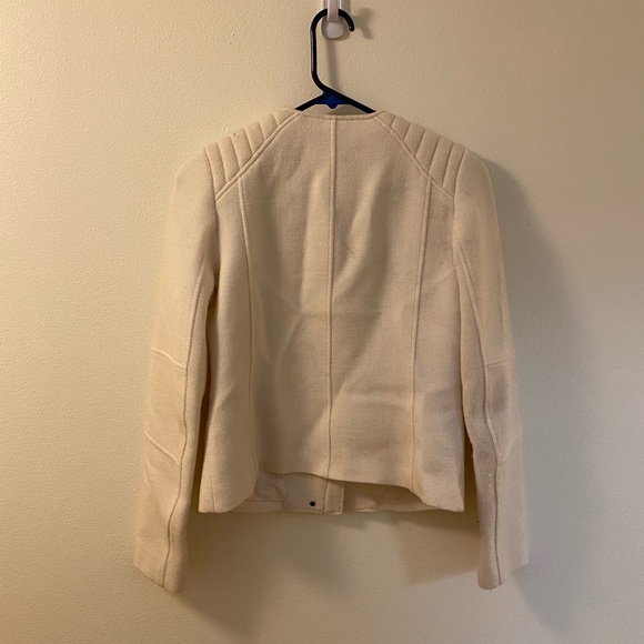 Vince white wool jacket women’s 6 - Picture 2 of 4